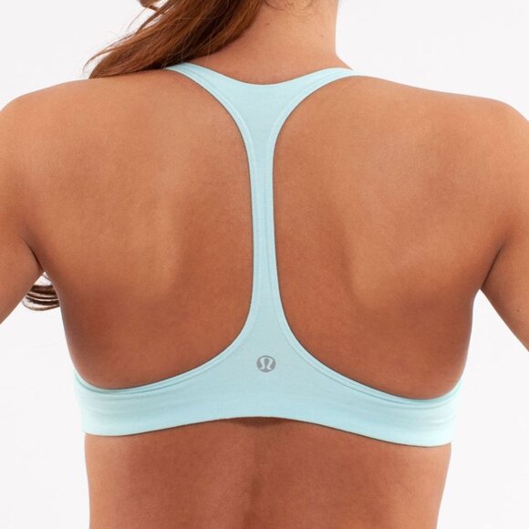 Lululemon Arise Bra Heathered Aquamarine Size 8 - Picture 2 of 7